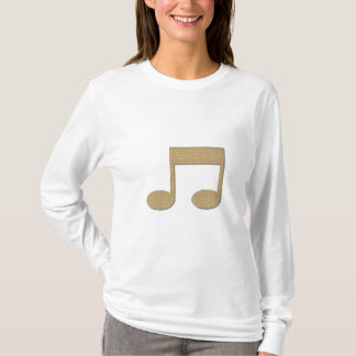 Musik noterar t-skjortan t-shirt