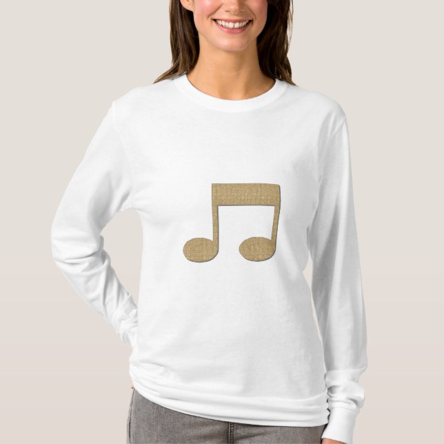 Musik noterar t-skjortan t-shirt (Framsida)