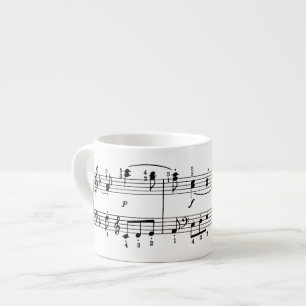 Musik noterespressomugg espressomugg
