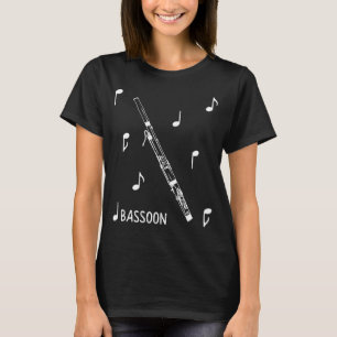 Musik noterfagott t shirt
