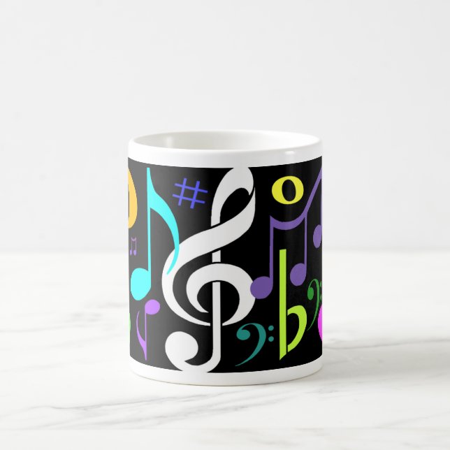 Musik noterkaffemugg kaffemugg (Center)