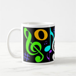 Musik noterkaffemugg kaffemugg