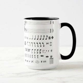 Musik noterMug. Mugg