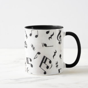 Musik notermugg mugg