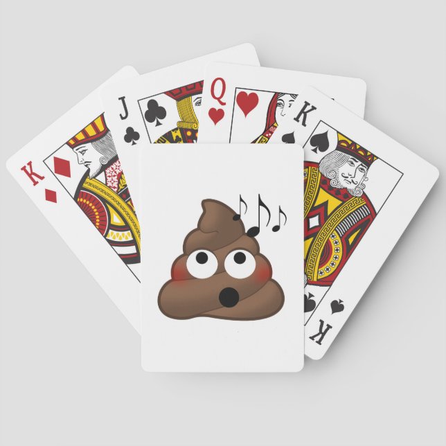 Musik noterPoop Emoji Spel Kort (Baksidan)