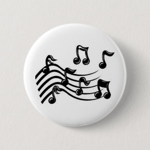 musik notersvart knapp