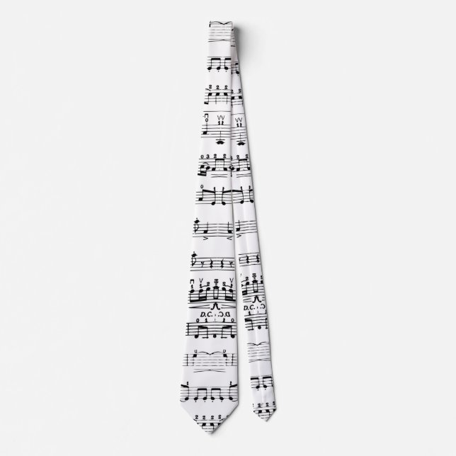Musik noterTie Slips (Framsida)