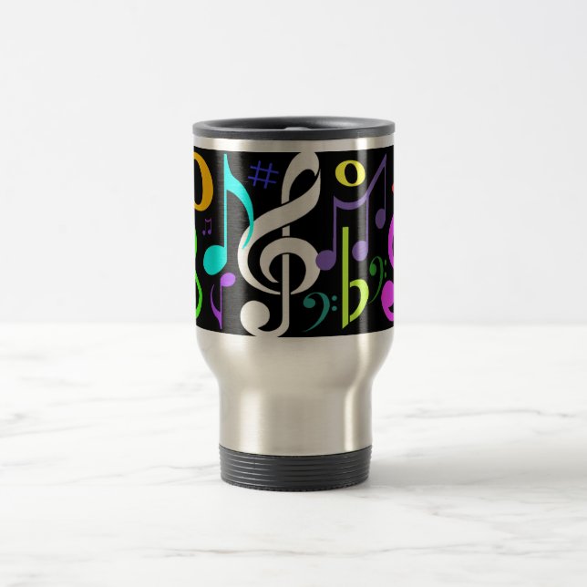 Musik notertravel mug resemugg (Center)