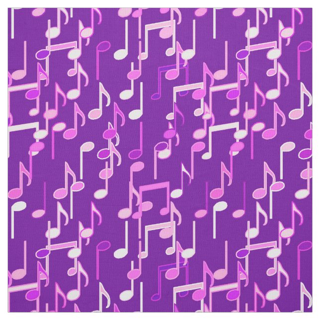 Musik notertryck - violett lila som är mång- tyg (Provkarta)