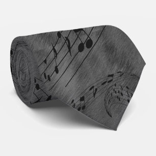 MUSIK NOTES-TIE-GRAY SLIPS