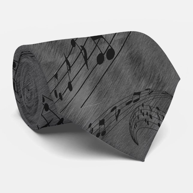 MUSIK NOTES-TIE-GRAY SLIPS (Rullad)