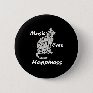Musik och katter är snabbcitat knapp