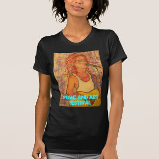 Musik- och konstfestival tee shirt