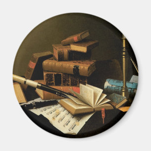 Musik och litteratur av William Harnett, Fine Art Magnet
