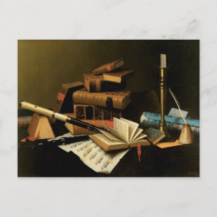 Musik och litteratur av William Harnett, Fine Art Vykort