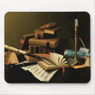 Musik och litteratur av William Harnett, finkonst Musmatta