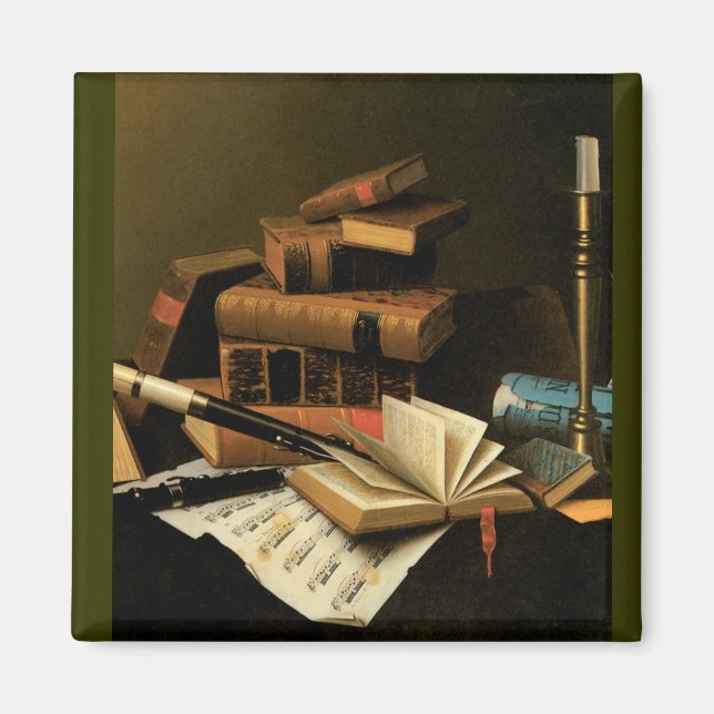 Musik och litteratur magnet (Framsidan)