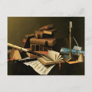 Musik och litteratur vykort