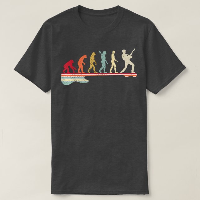 Musik och min gitarr, coola, guitarist t shirt (Design framsida)