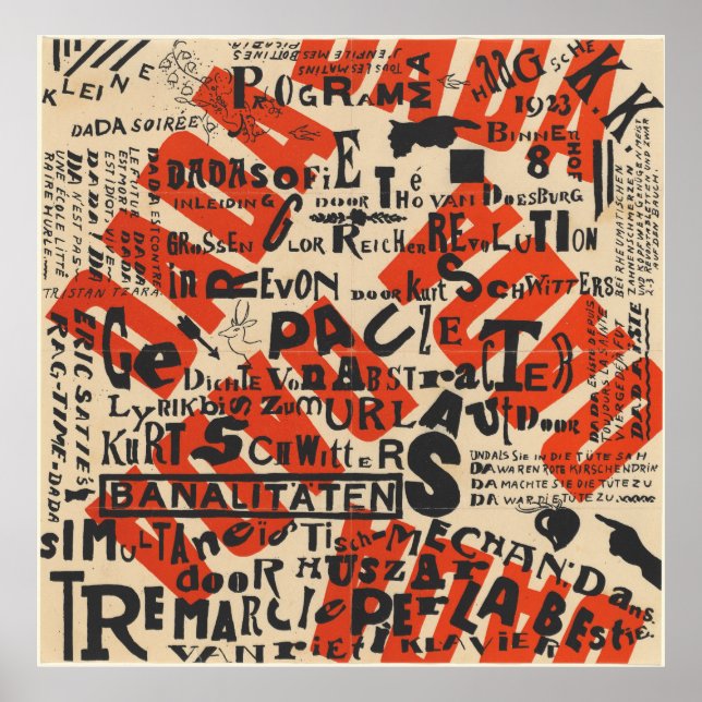 Musik- och poesi-händelse poster (Framsidan)