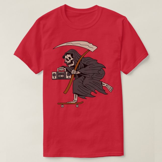 Musik och Skate Älskare T Shirt (Design framsida)