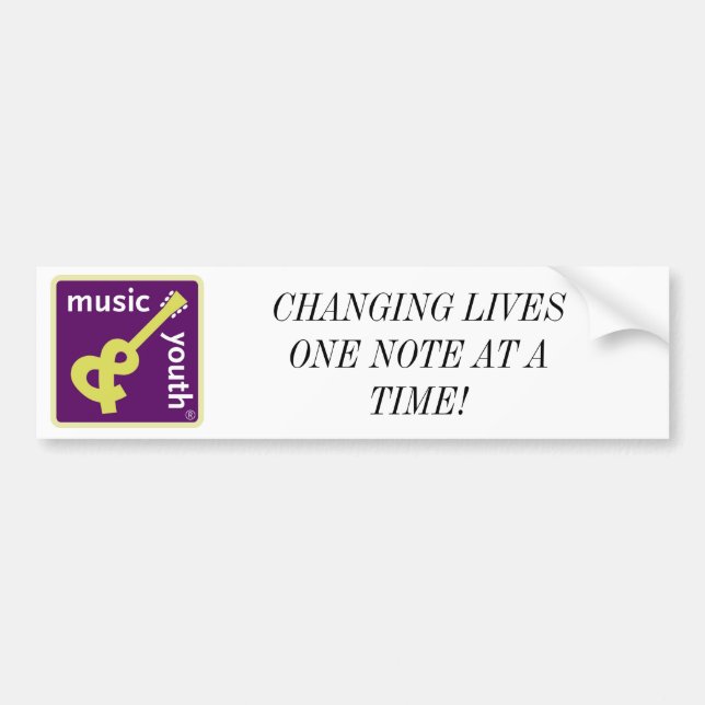 Musik- och ungdombildekal bildekal (Framsidan)