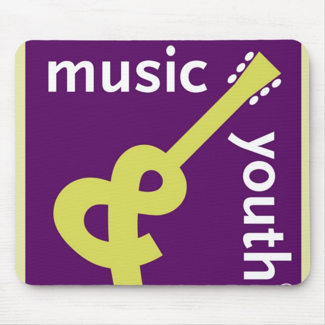 Musik och ungdommusen vadderar musmatta (Framsidan)