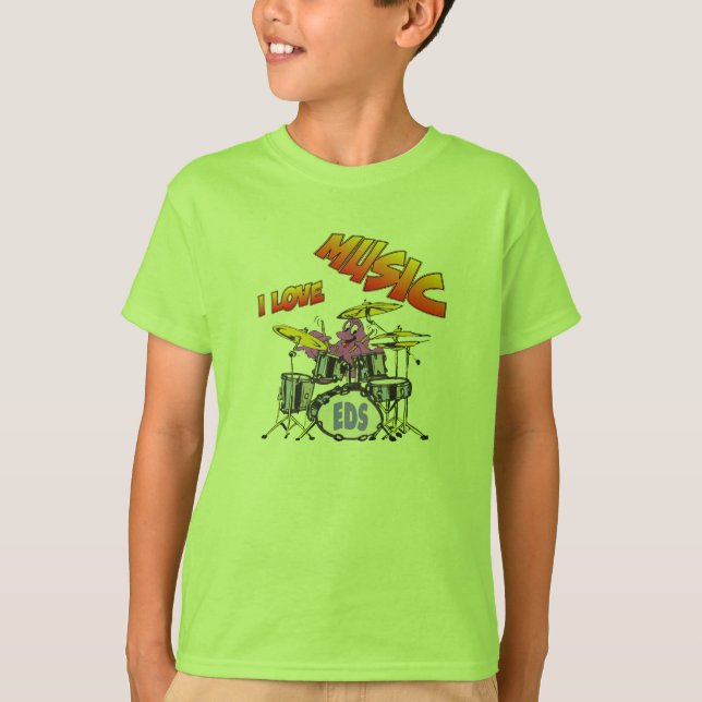 Musik Octopus Apparel T-shirt (Framsida)