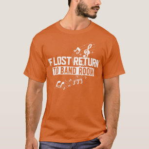 Musik om borttappaden återvänder till rummet w t shirt