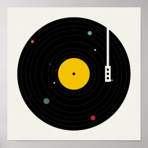Musik överallt   Florent Bodart Poster