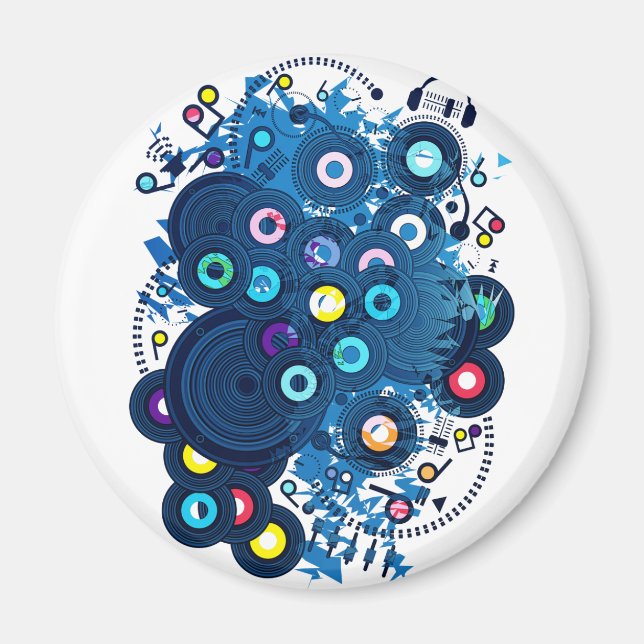 Musik på 1900-talet magnet (Framsidan)