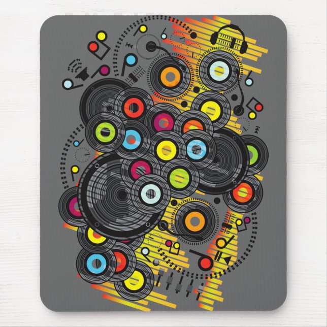 Musik på 1900-talet musmatta (Framsidan)