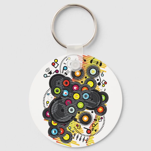 Musik på 1900-talet nyckelring (Framsida)