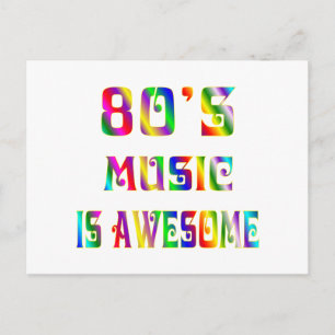 Musik på 80s vykort