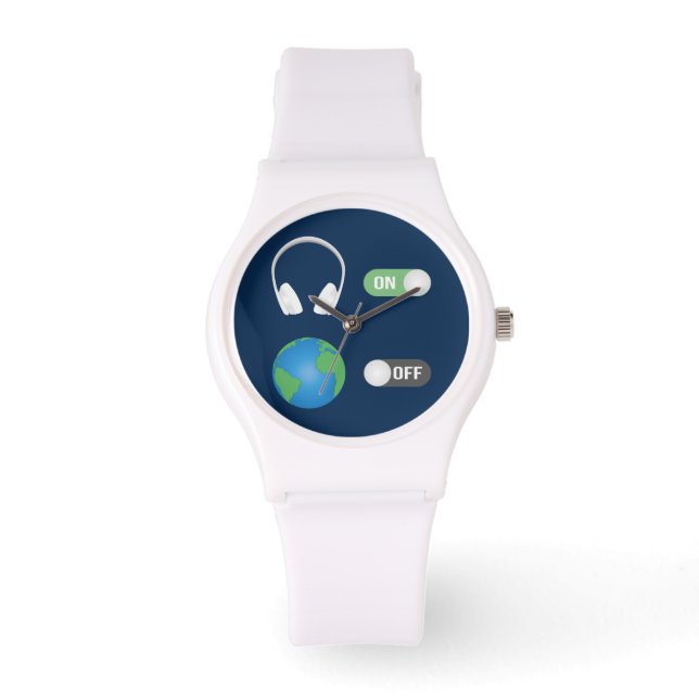 Musik på andra sidan världen armbandsur (Framsida)