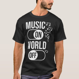 Musik på andra sidan världen t shirt