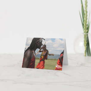 Musik på Massai Mara i Kenya Kort