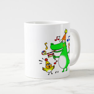 musik party jumbo mugg