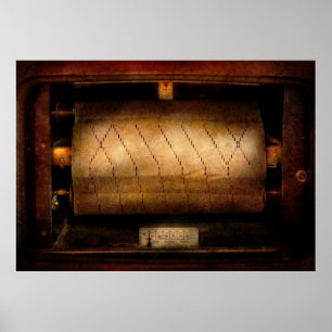 Musik - Piano - Binärkod Poster