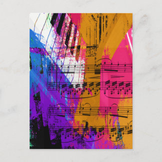 Musik, pianodeeller (12) vykort