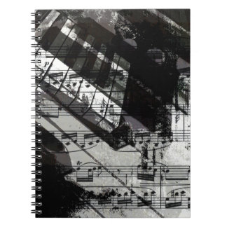 musik pianodekor (10) anteckningsbok