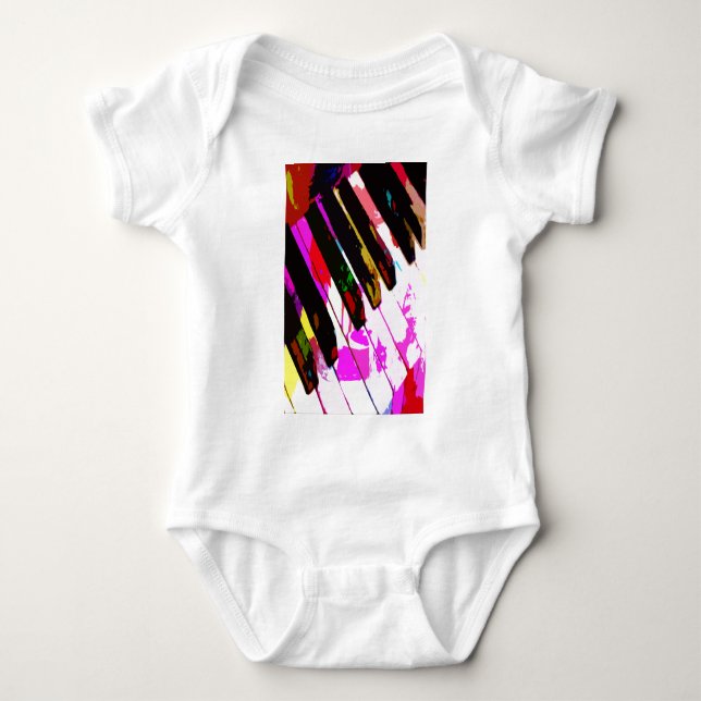 musik pianodekor (23) tee (Framsida)