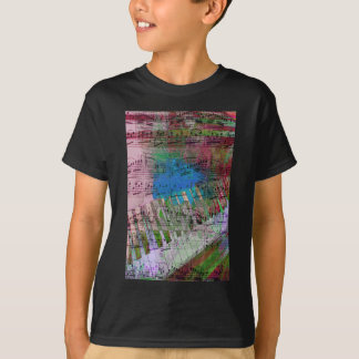 musik pianodekor (6) t shirt