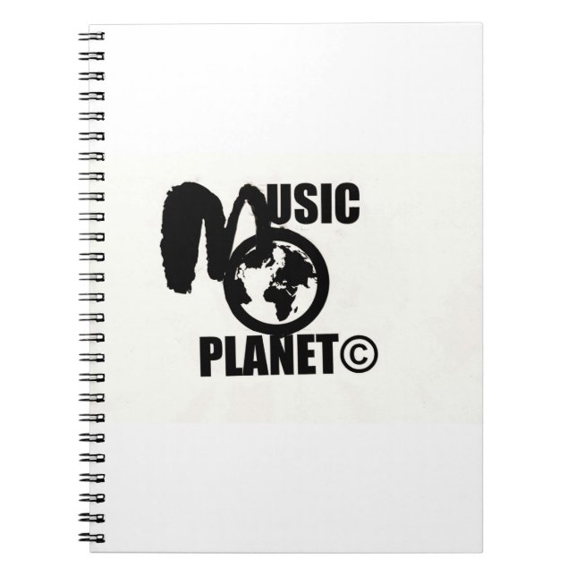 MUSIK PLANET ANTECKNINGSBOK (Framsidan)