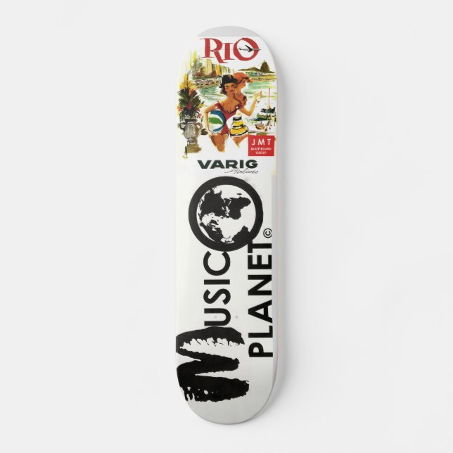 MUSIK PLANET Skateboard (Framsida)