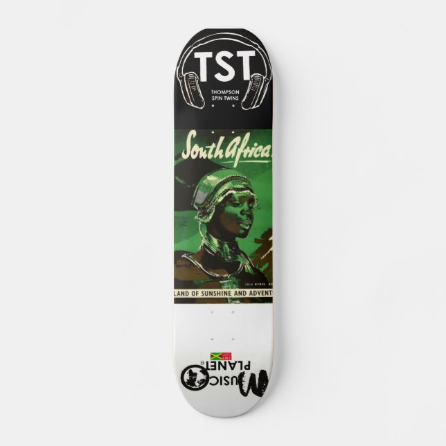 MUSIK PLANET  Sydafrika Skateboard (Framsida)