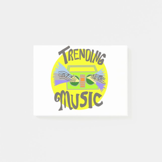 Musik Post-it Block (Framsida)