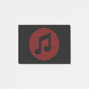 Musik Post-it Block