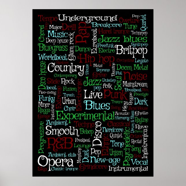 Musik Poster (Framsidan)