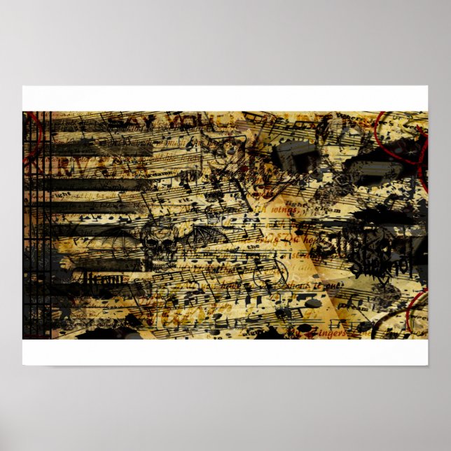 Musik Poster. Poster (Framsidan)